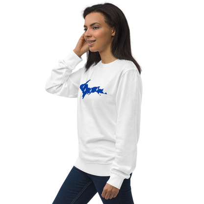 Michigan Upper Peninsula Sweatshirt (w/ UP Quebec Flag Outline) | Unisex Organic