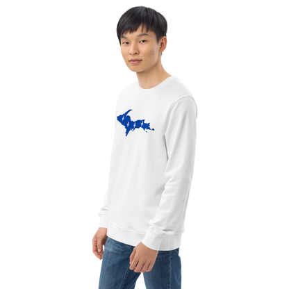 Michigan Upper Peninsula Sweatshirt (w/ UP Quebec Flag Outline) | Unisex Organic