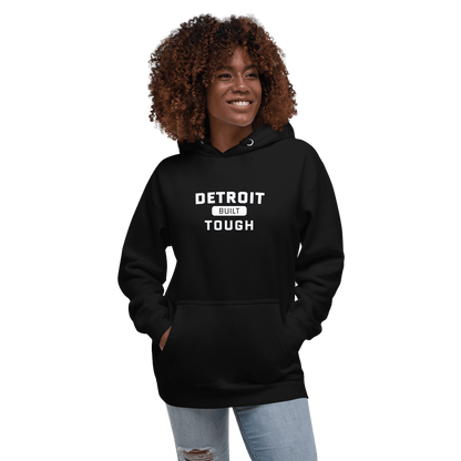 'Built Detroit Tough' Hoodie | Unisex Premium - Circumspice Michigan