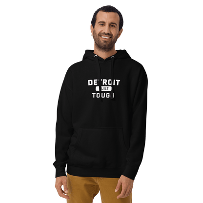 'Built Detroit Tough' Hoodie | Unisex Premium - Circumspice Michigan