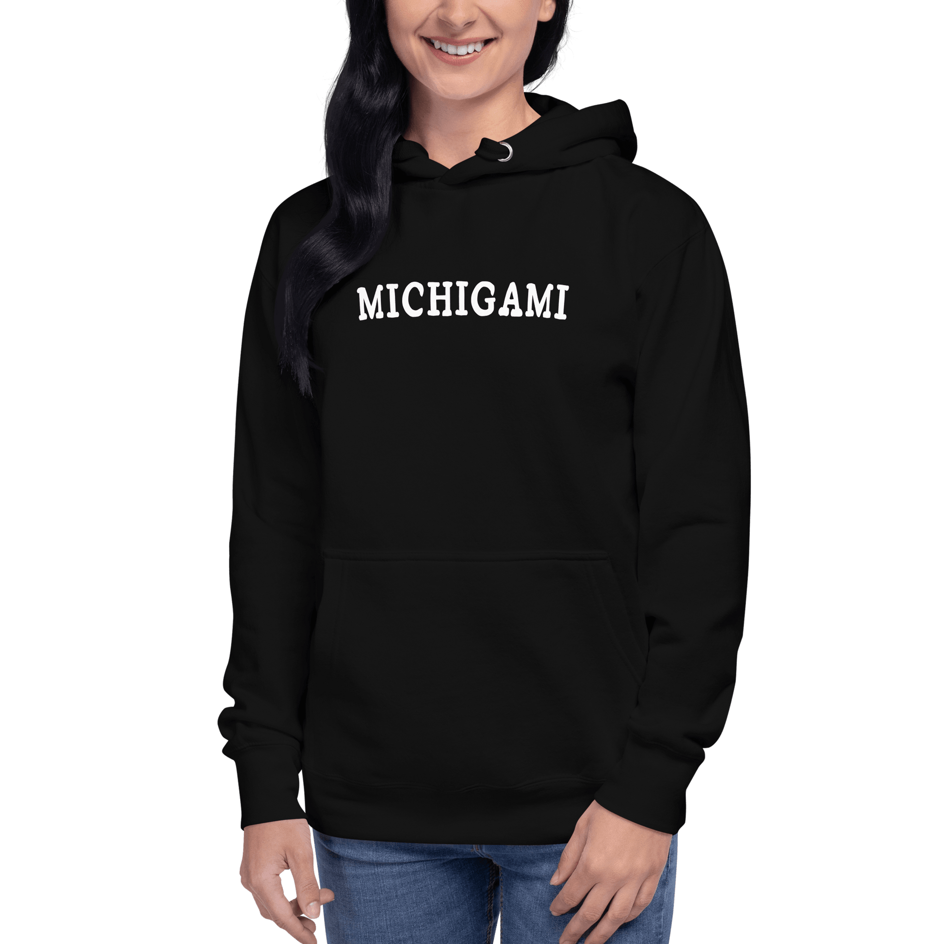 'Michigami' Hoodie (Ojibwe for 'Michigan') | Unisex Premium - Circumspice Michigan