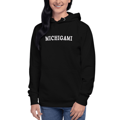 'Michigami' Hoodie (Ojibwe for 'Michigan') | Unisex Premium - Circumspice Michigan