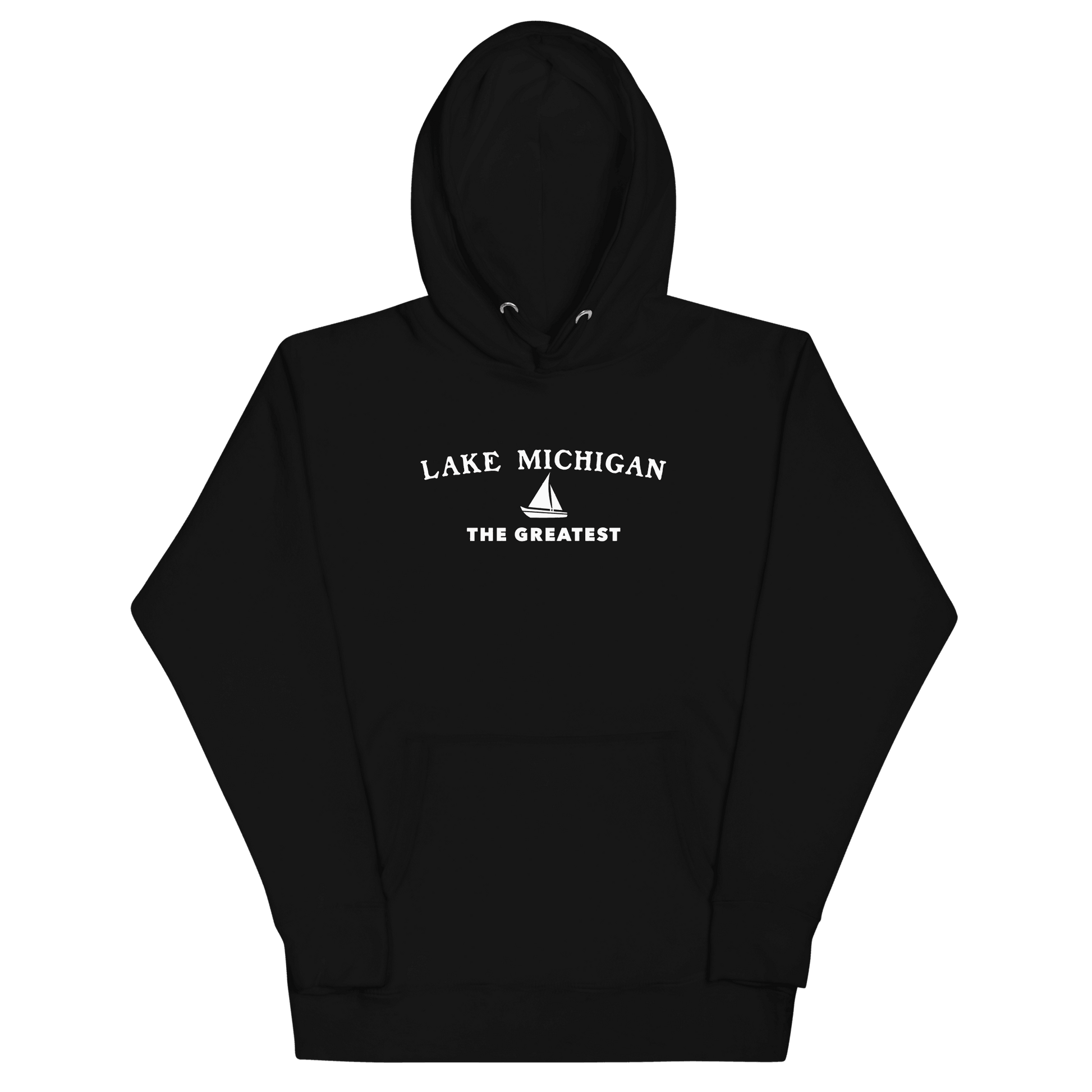 'Lake Michigan The Greatest' Hoodie | Unisex Premium - Circumspice Michigan