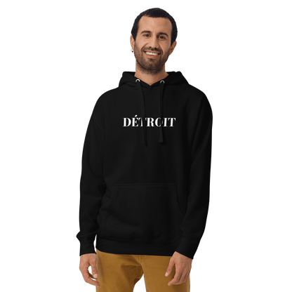 'Détroit' Hoodie (Didone Font) | Unisex Premium - Circumspice Michigan