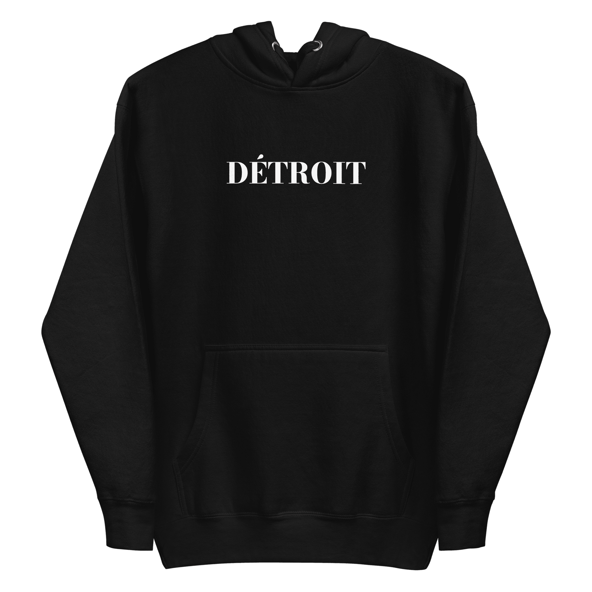 'Détroit' Hoodie (Didone Font) | Unisex Premium - Circumspice Michigan