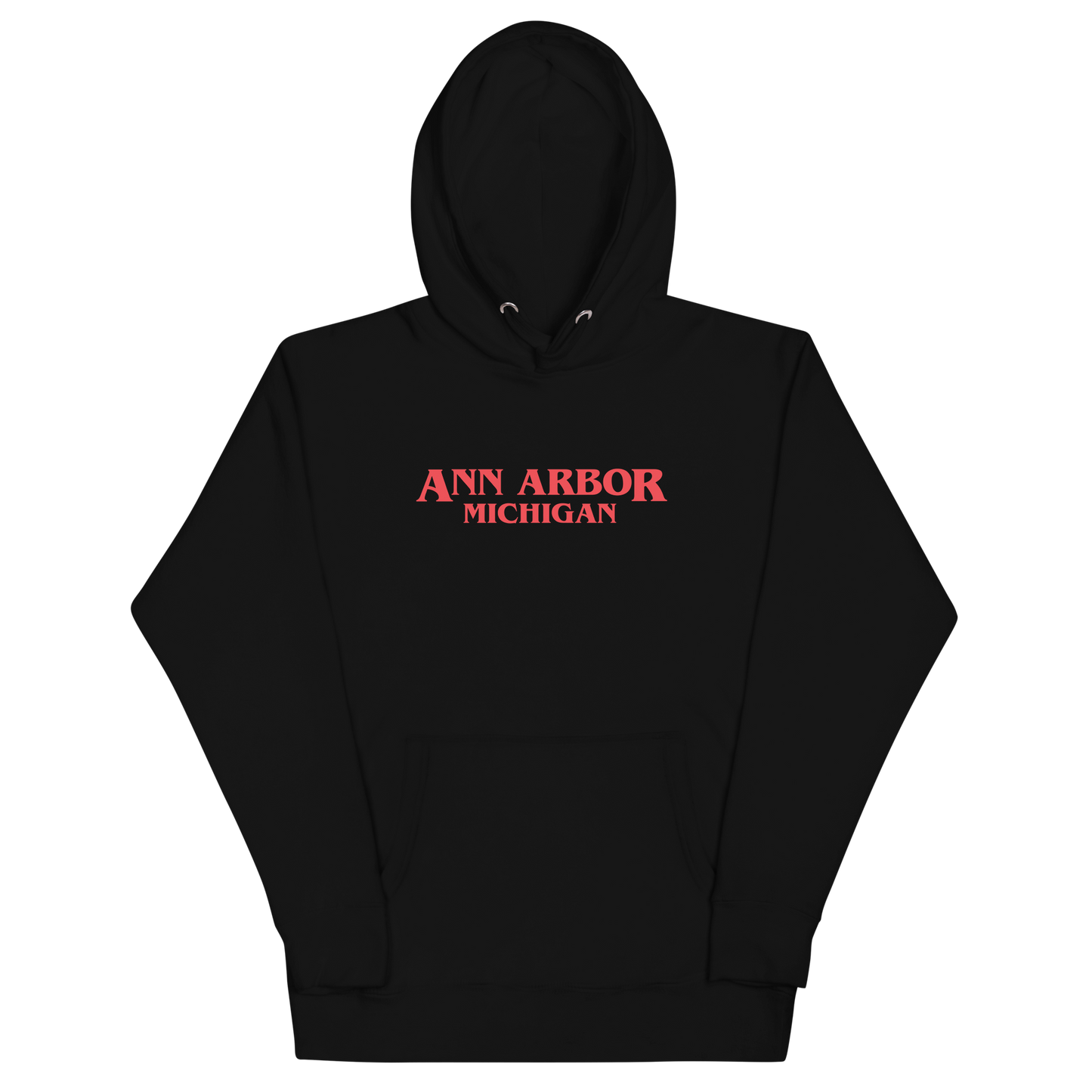 'Ann Arbor Michigan' Unisex Premium Hoodie (1980s Drama Parody)