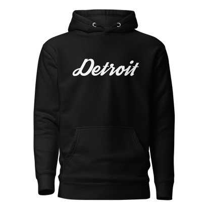 'Detroit' Unisex Premium Hoodie (Script Font)