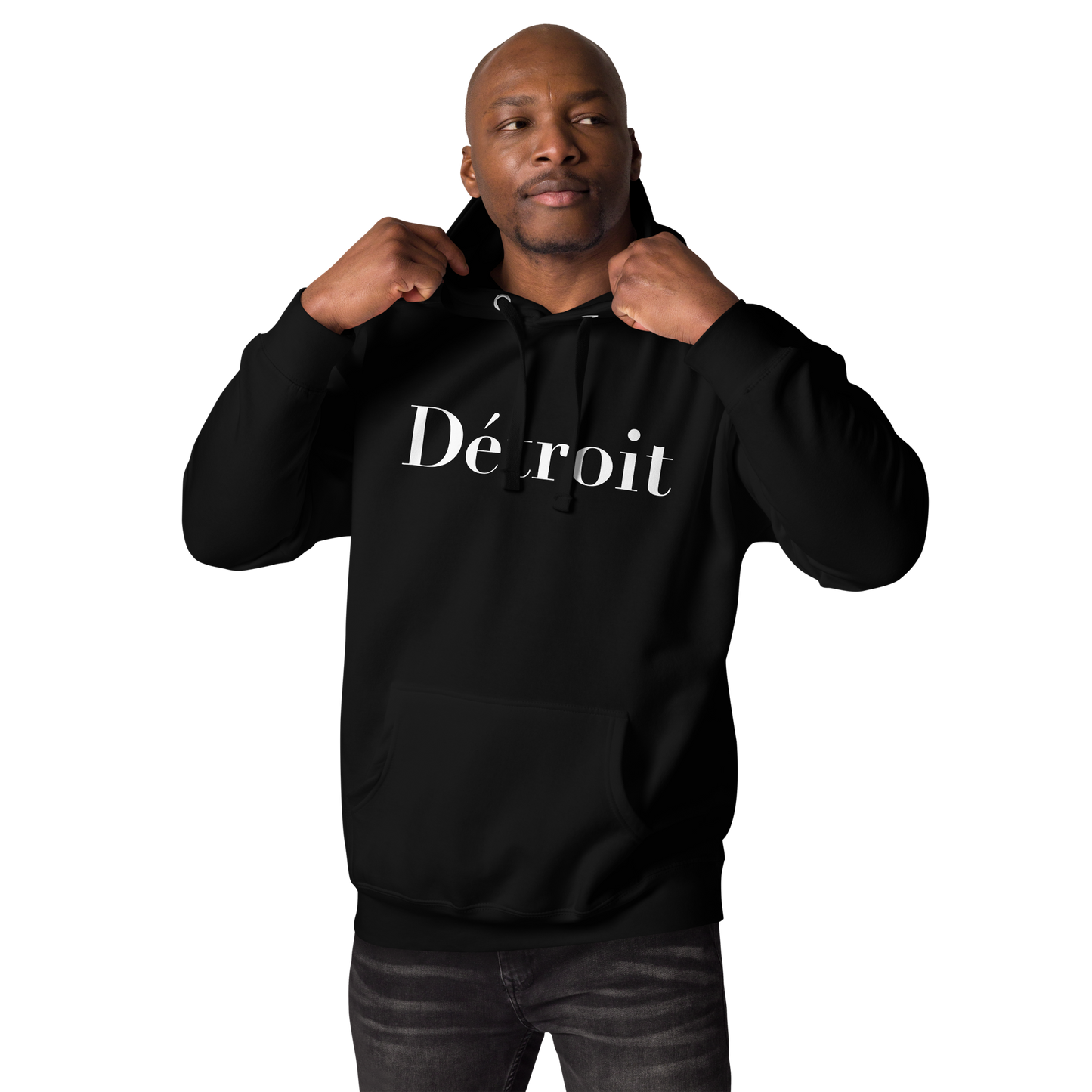 'Détroit' Unisex Premium Hoodie (Didot Font)