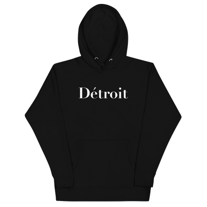 'Détroit' Unisex Premium Hoodie (Didot Font)