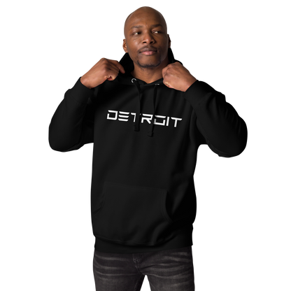 'Detroit' Unisex Premium Hoodie (Electric Font)