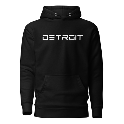 'Detroit' Unisex Premium Hoodie (Electric Font)