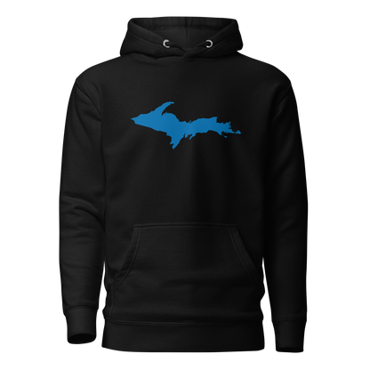 Michigan Upper Peninsula Hoodie (w/ Azure UP Outline) | Unisex Premium