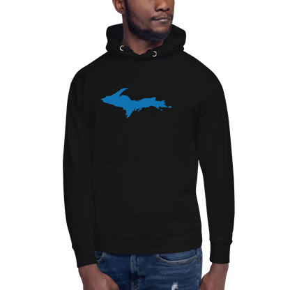 Michigan Upper Peninsula Hoodie (w/ Azure UP Outline) | Unisex Premium