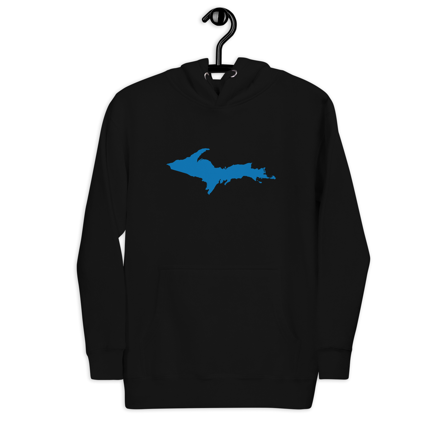 Michigan Upper Peninsula Hoodie (w/ Azure UP Outline) | Unisex Premium