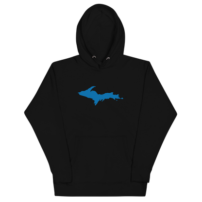 Michigan Upper Peninsula Hoodie (w/ Azure UP Outline) | Unisex Premium