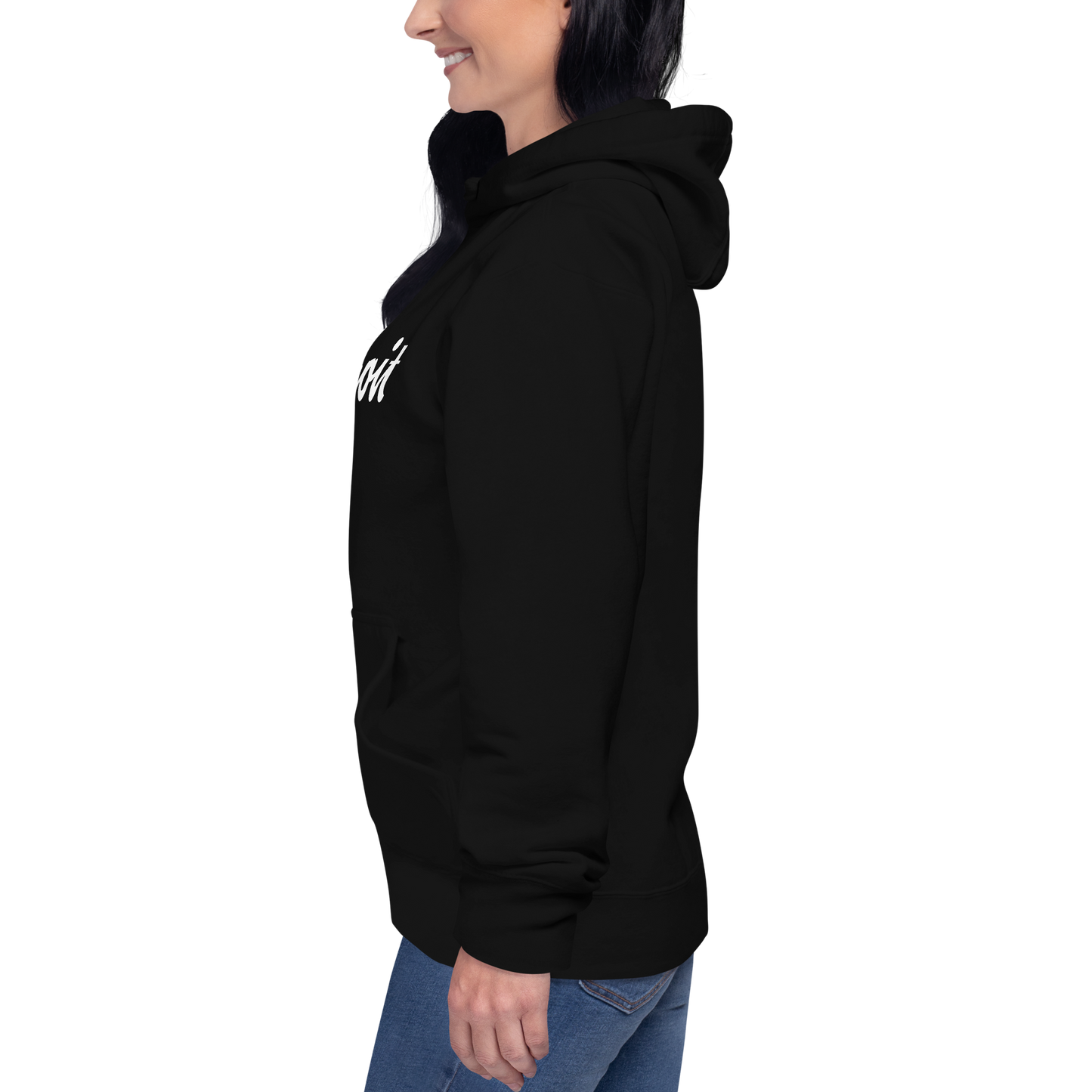 'Detroit' Unisex Premium Hoodie (Script Font)