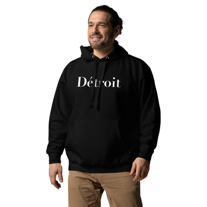 'Détroit' Unisex Premium Hoodie (Didot Font)