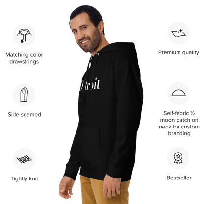 'Détroit' Unisex Premium Hoodie (Didot Font)