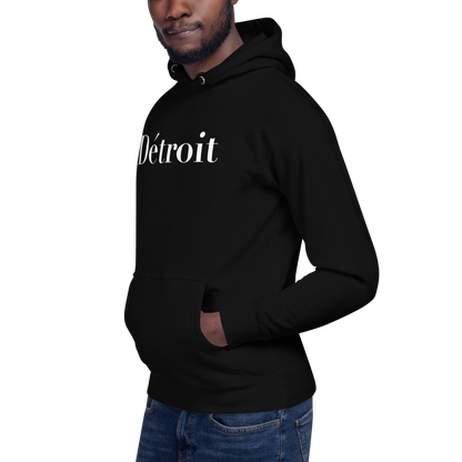 'Détroit' Unisex Premium Hoodie (Didot Font)