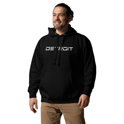 'Detroit' Unisex Premium Hoodie (Electric Font)