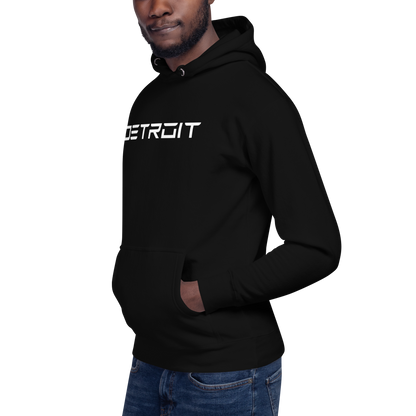 'Detroit' Unisex Premium Hoodie (Electric Font)