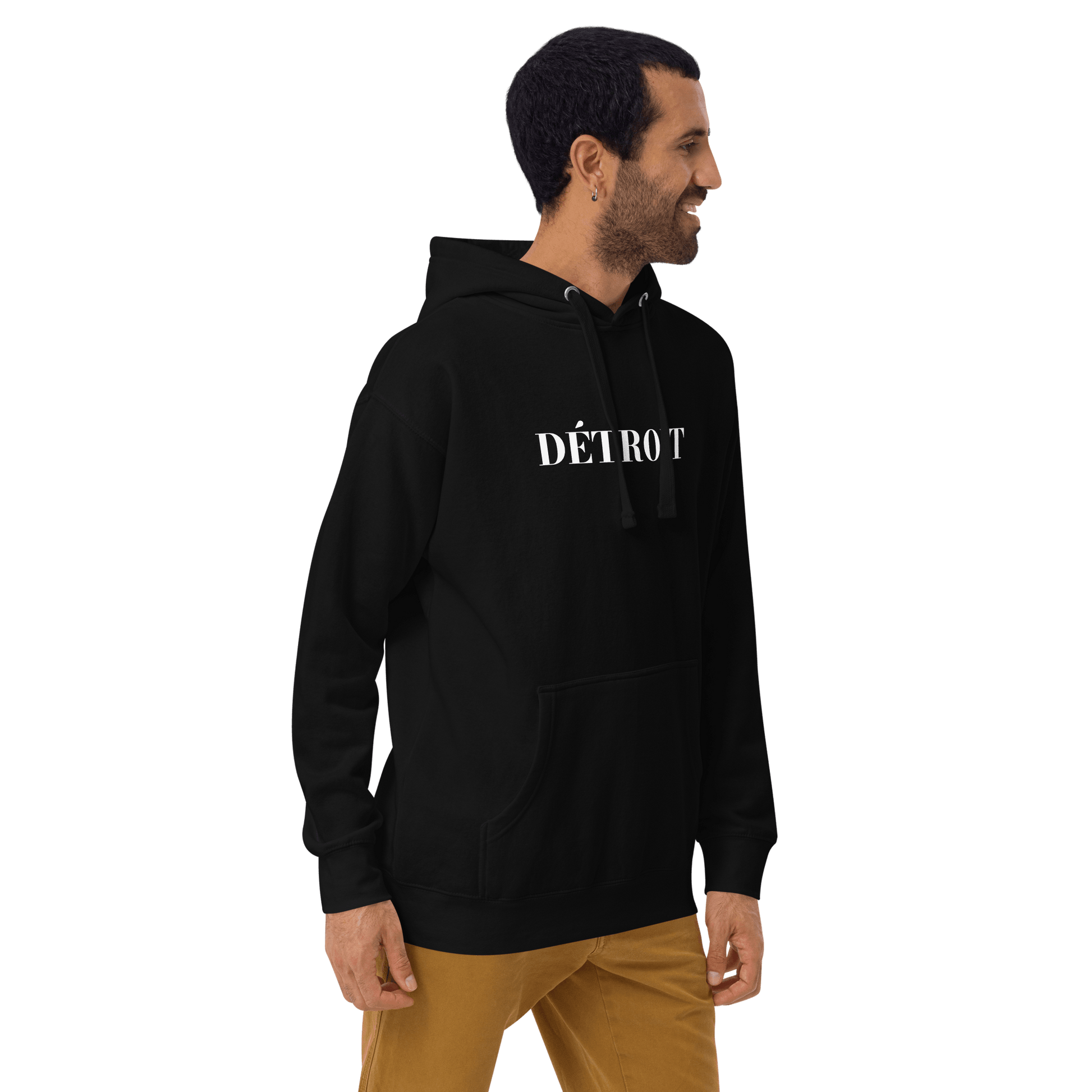 'Détroit' Hoodie (Didone Font) | Unisex Premium - Circumspice Michigan