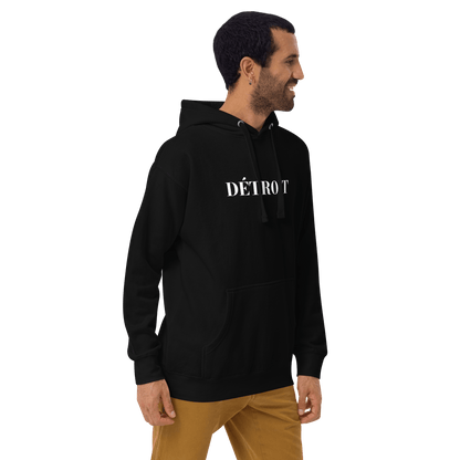 'Détroit' Hoodie (Didone Font) | Unisex Premium - Circumspice Michigan