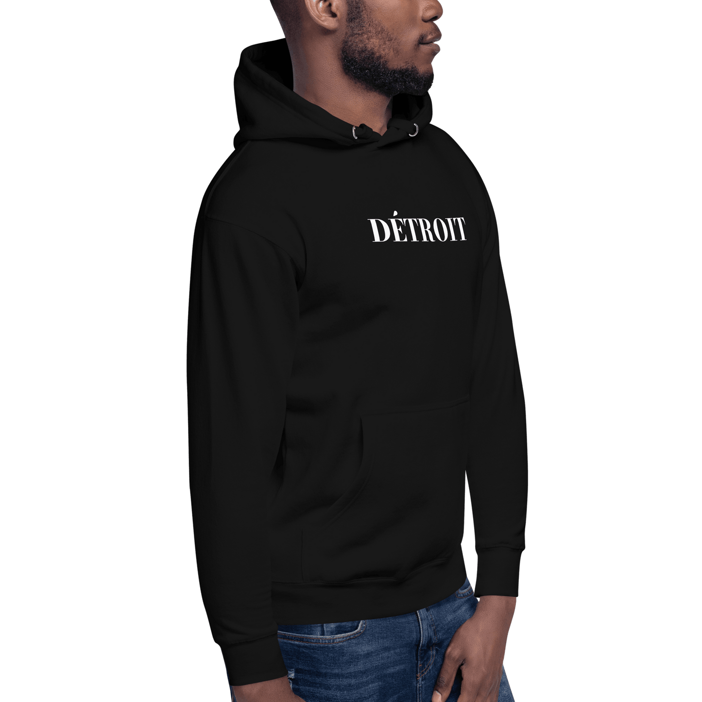 'Détroit' Hoodie (Didone Font) | Unisex Premium - Circumspice Michigan