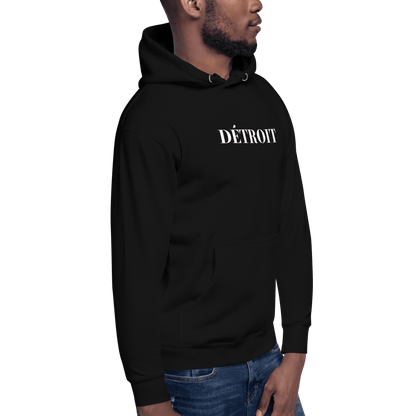 'Détroit' Hoodie (Didone Font) | Unisex Premium - Circumspice Michigan