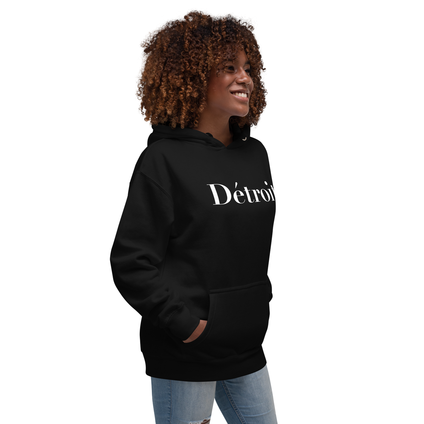 'Détroit' Unisex Premium Hoodie (Didot Font)