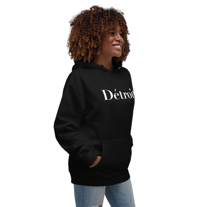 'Détroit' Unisex Premium Hoodie (Didot Font)