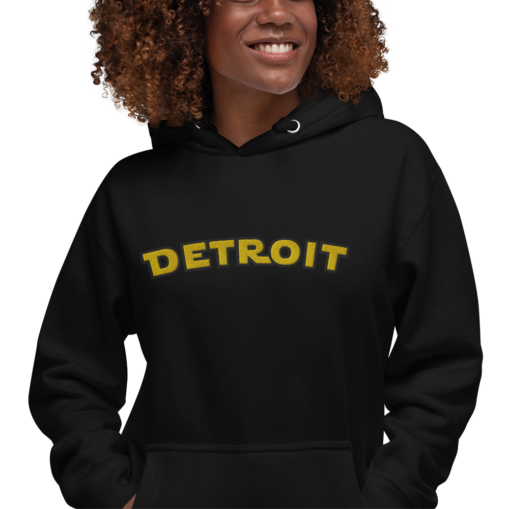 'Detroit' Unisex Premium Hoodie (Epic Sci-Fi Parody) | Embroidered