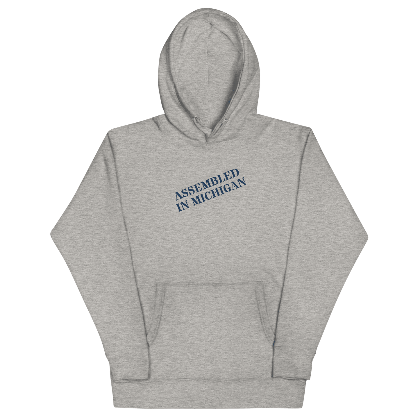 'Assembled in Michigan' Hoodie | Unisex Premium - Circumspice Michigan