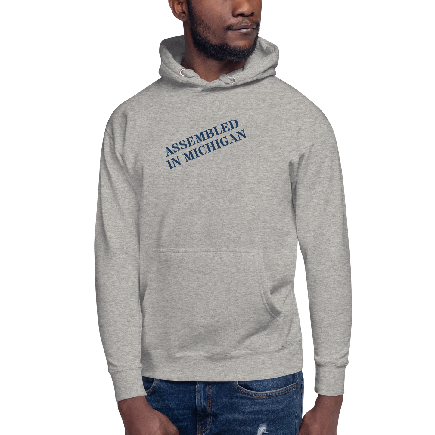 'Assembled in Michigan' Unisex Premium Hoodie