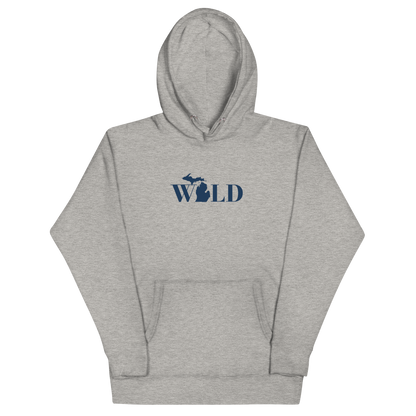 Michigan 'Wild' Unisex Premium Hoodie (Didone Font w/ MI Outline)