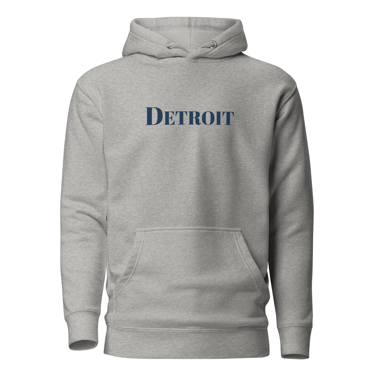 'Detroit' Hoodie (Didone Font) | Unisex Premium - Circumspice Michigan