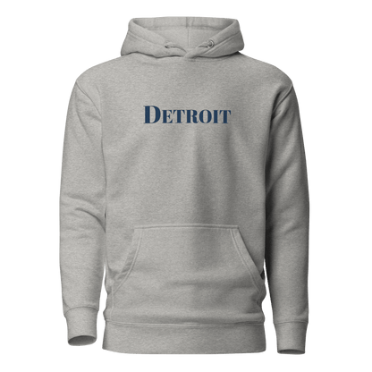 'Detroit' Hoodie (Didone Font) | Unisex Premium - Circumspice Michigan