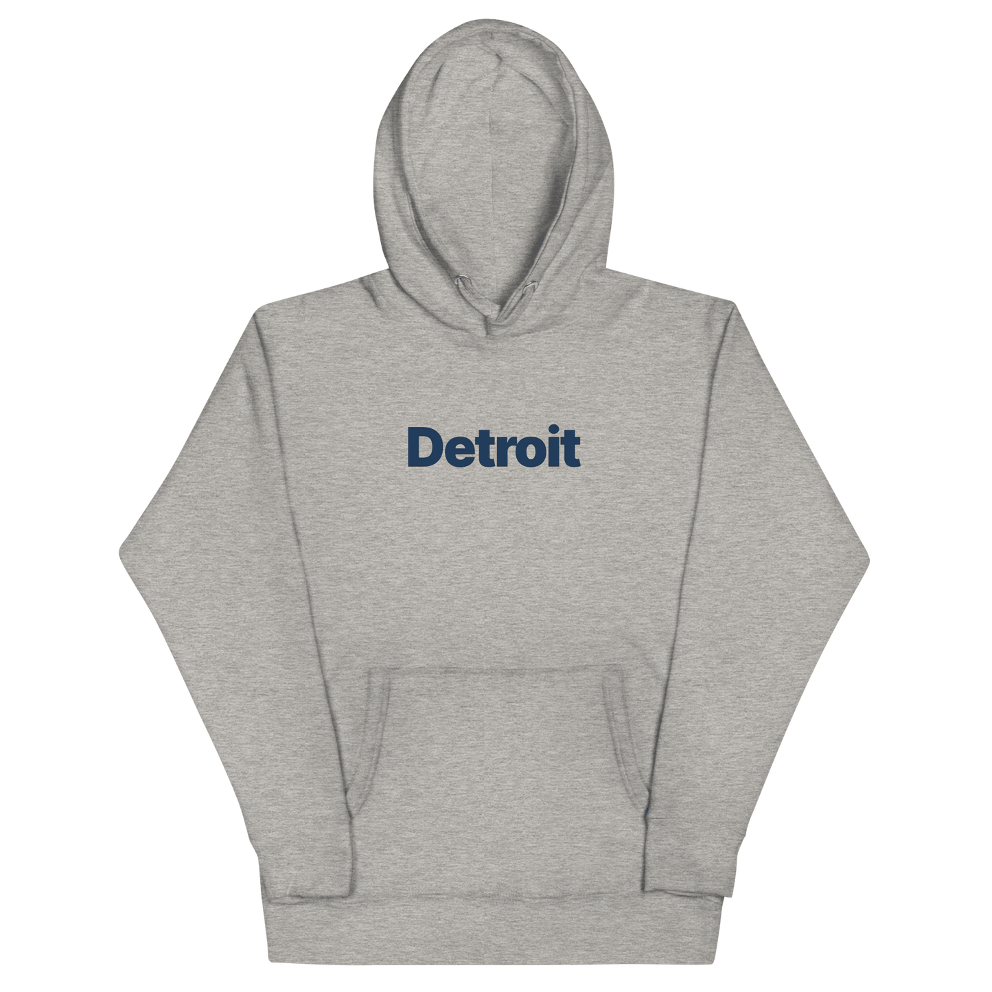 'Detroit' Hoodie (Swiss Sans Font) | Unisex Premium - Circumspice Michigan