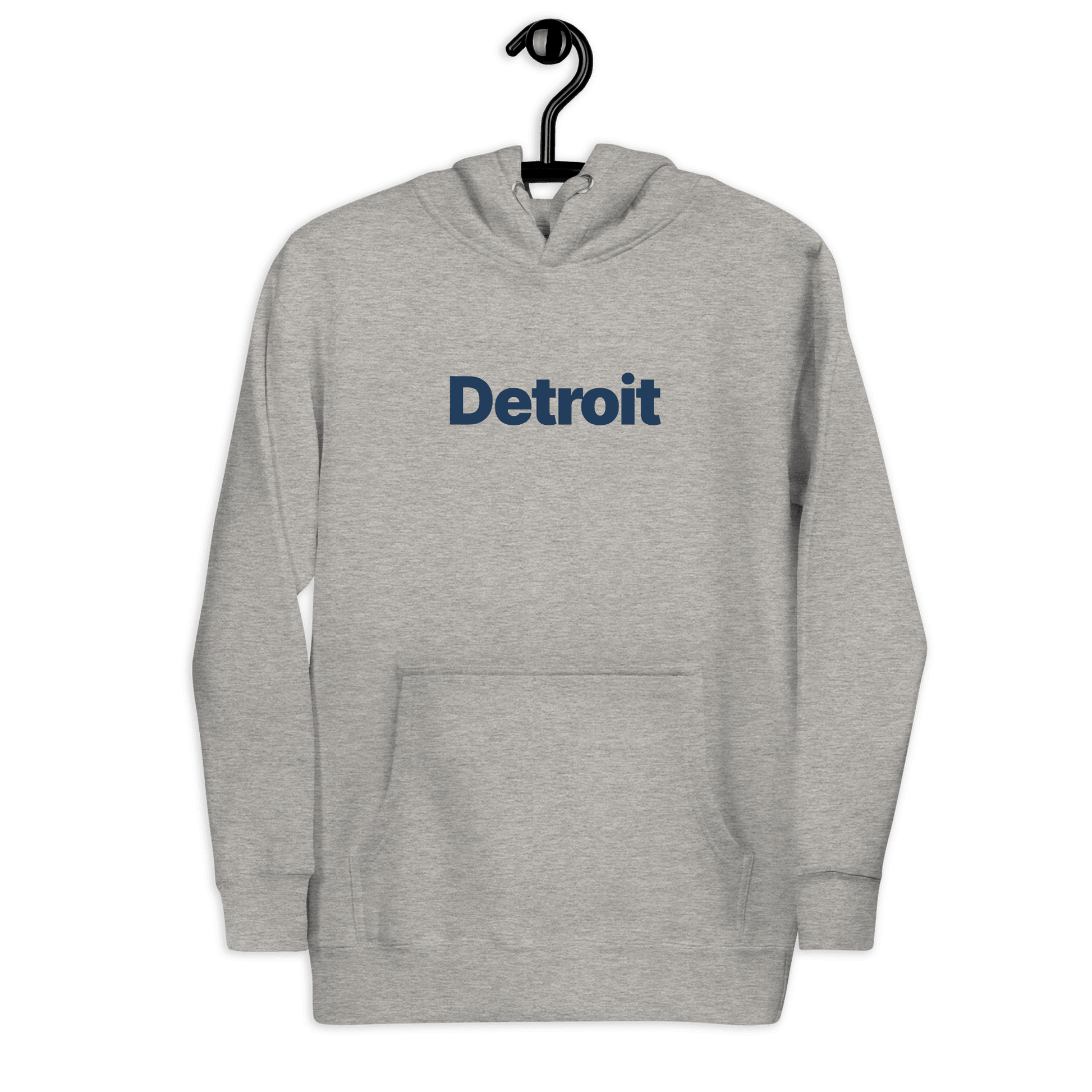 'Detroit' Hoodie (Swiss Sans Font) | Unisex Premium - Circumspice Michigan