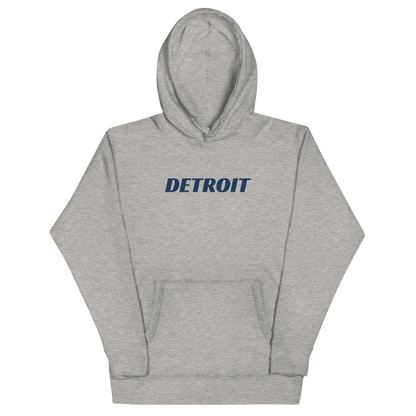 'Detroit' Hoodie (Racing Font) | Unisex Premium - Circumspice Michigan