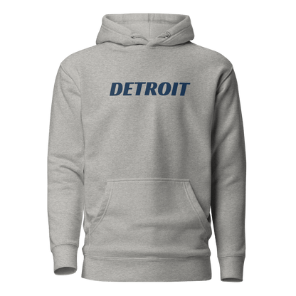 'Detroit' Hoodie (Racing Font) | Unisex Premium - Circumspice Michigan