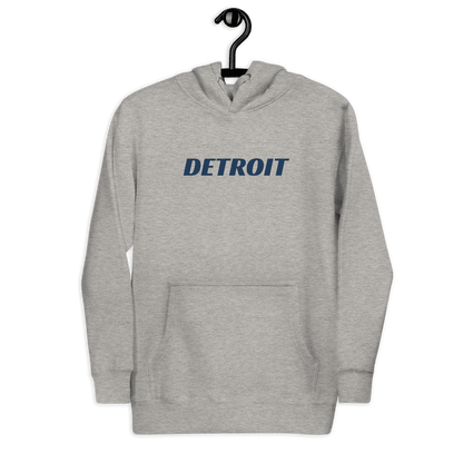 'Detroit' Hoodie (Racing Font) | Unisex Premium - Circumspice Michigan