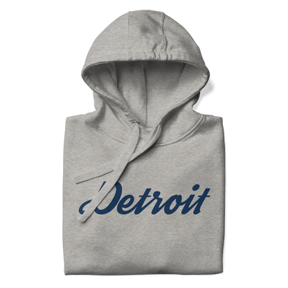 'Detroit' Unisex Premium Hoodie (Script Font)