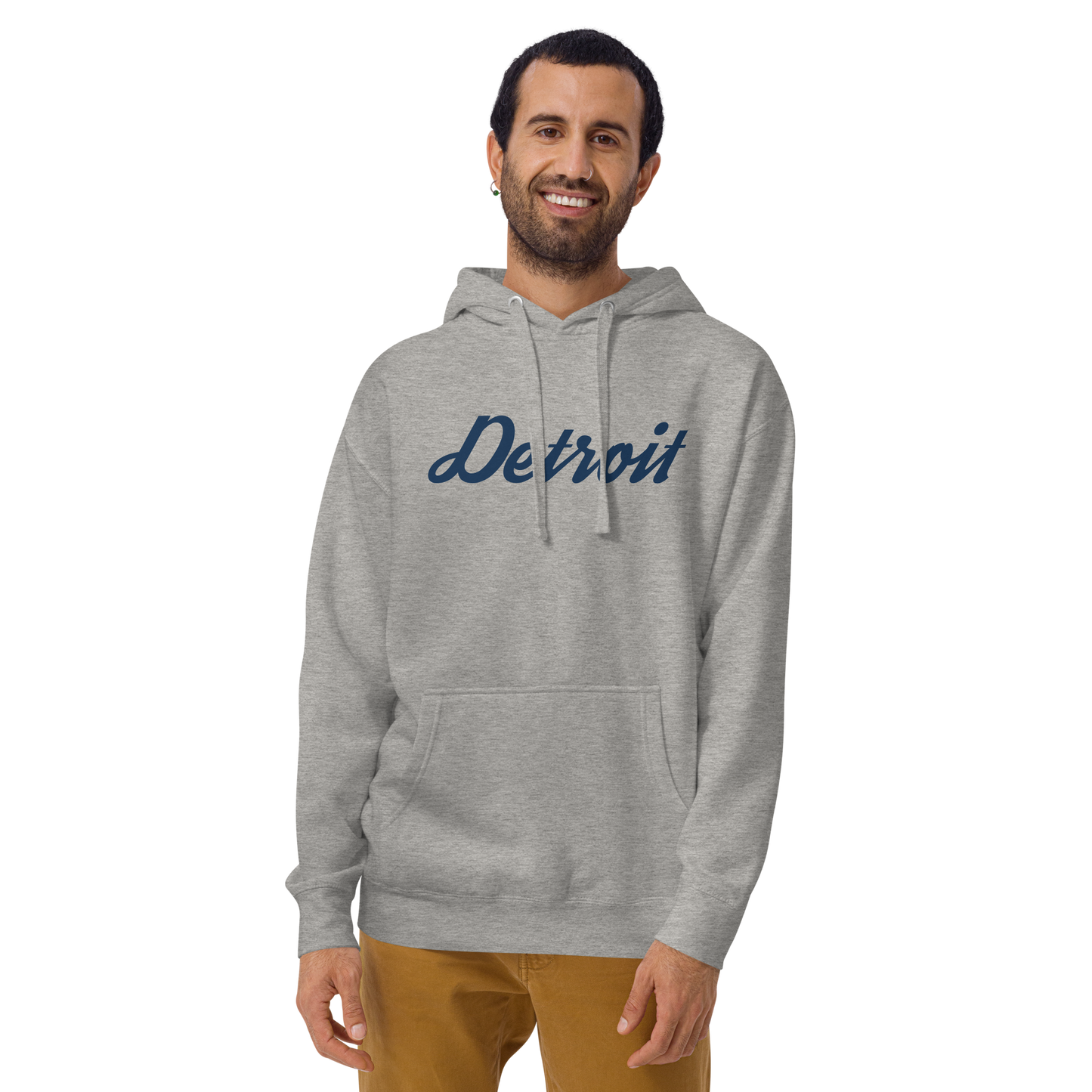 'Detroit' Unisex Premium Hoodie (Script Font)