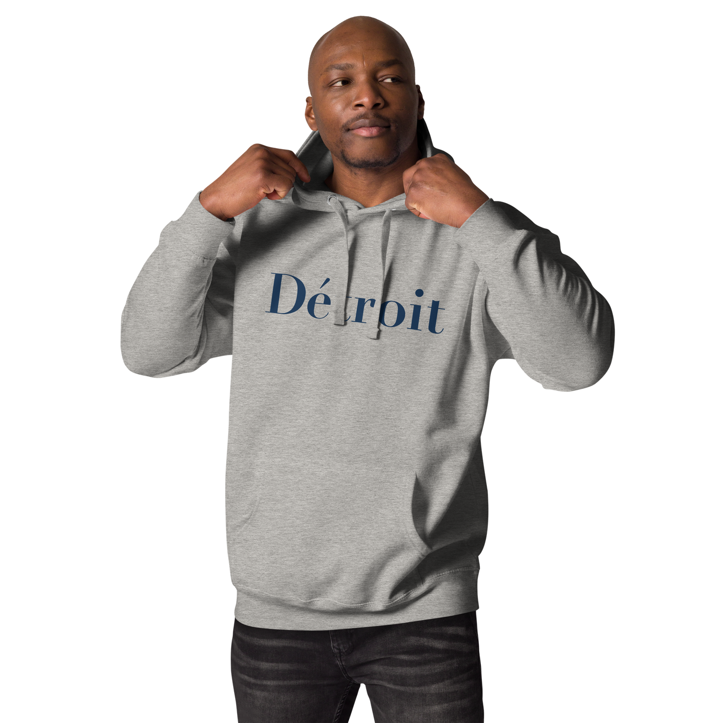 'Détroit' Unisex Premium Hoodie (Didot Font)