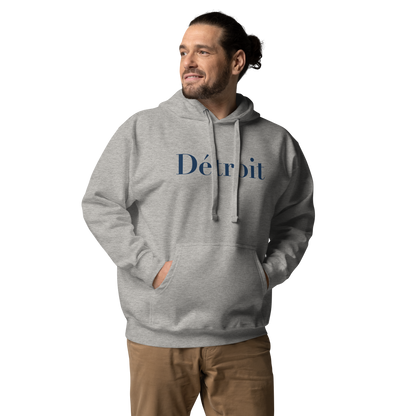 'Détroit' Unisex Premium Hoodie (Didot Font)