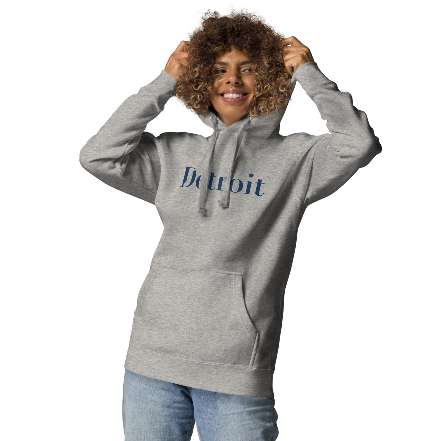 'Détroit' Unisex Premium Hoodie (Didot Font)