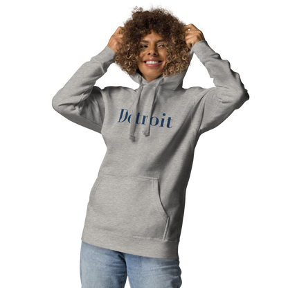 'Détroit' Unisex Premium Hoodie (Didot Font)