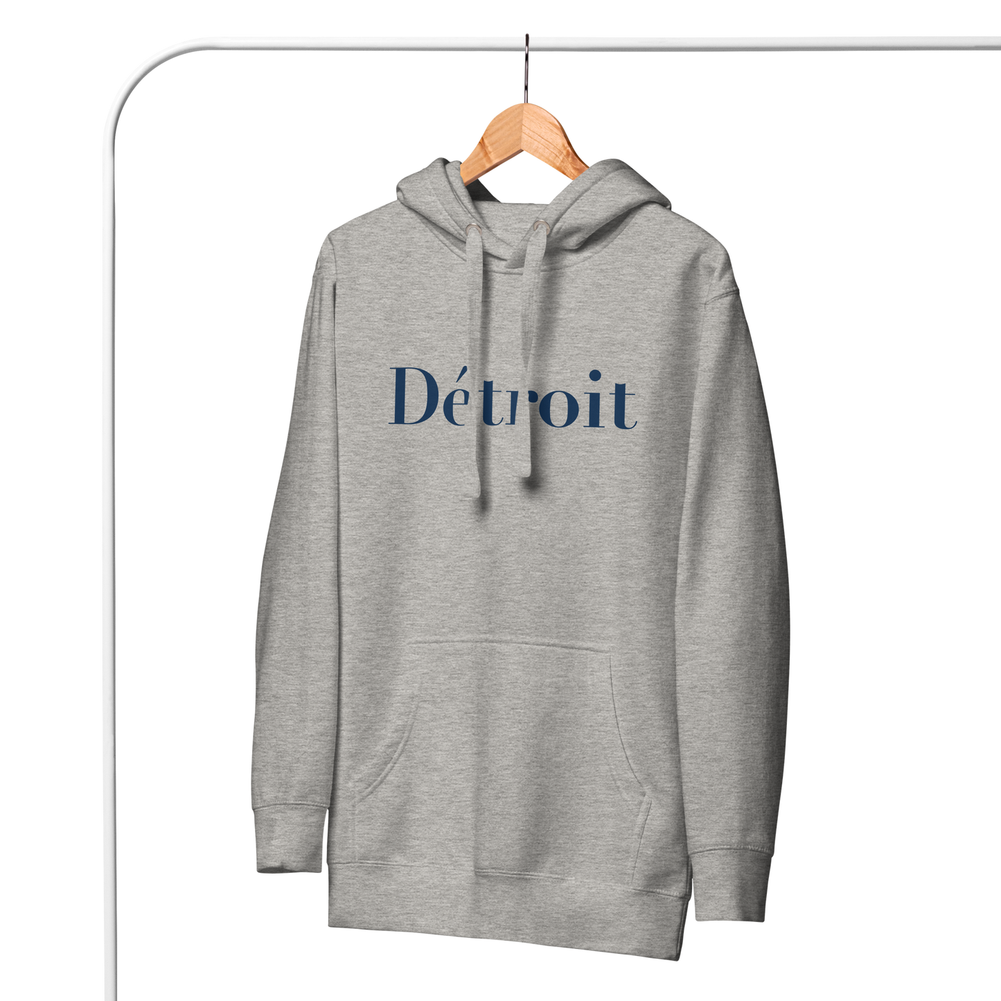 'Détroit' Unisex Premium Hoodie (Didot Font)