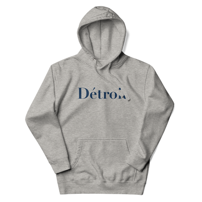 'Détroit' Unisex Premium Hoodie (Didot Font)